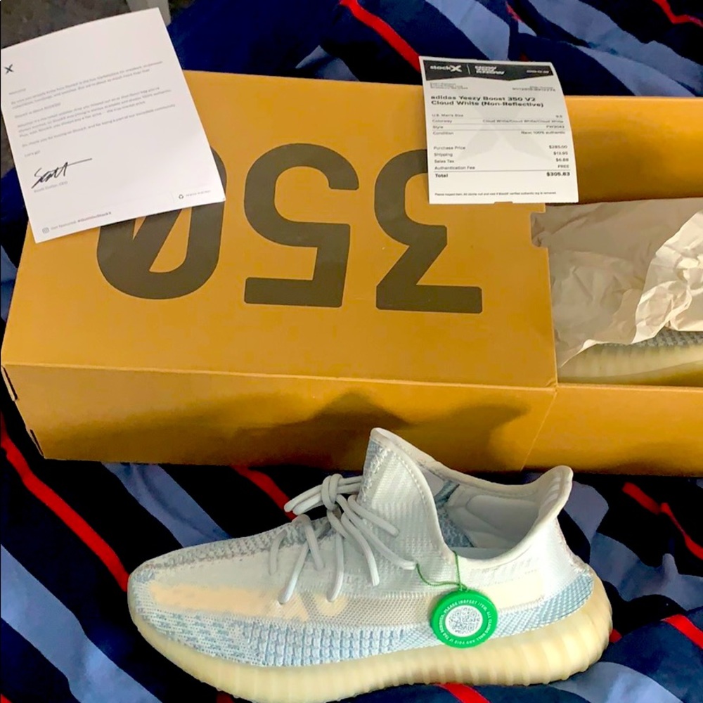 Yeezy Boost 350 Non Reflective Cloud White